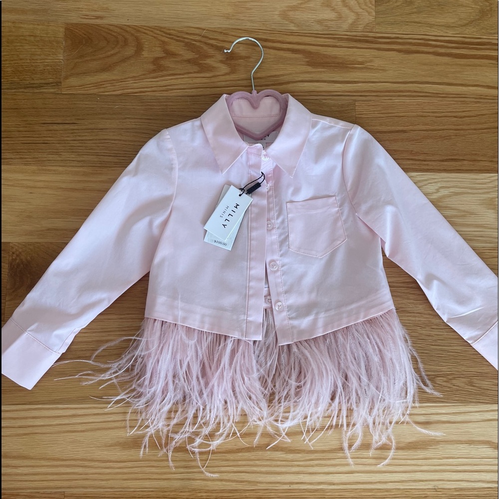Nwt pink milly mini shirt 4